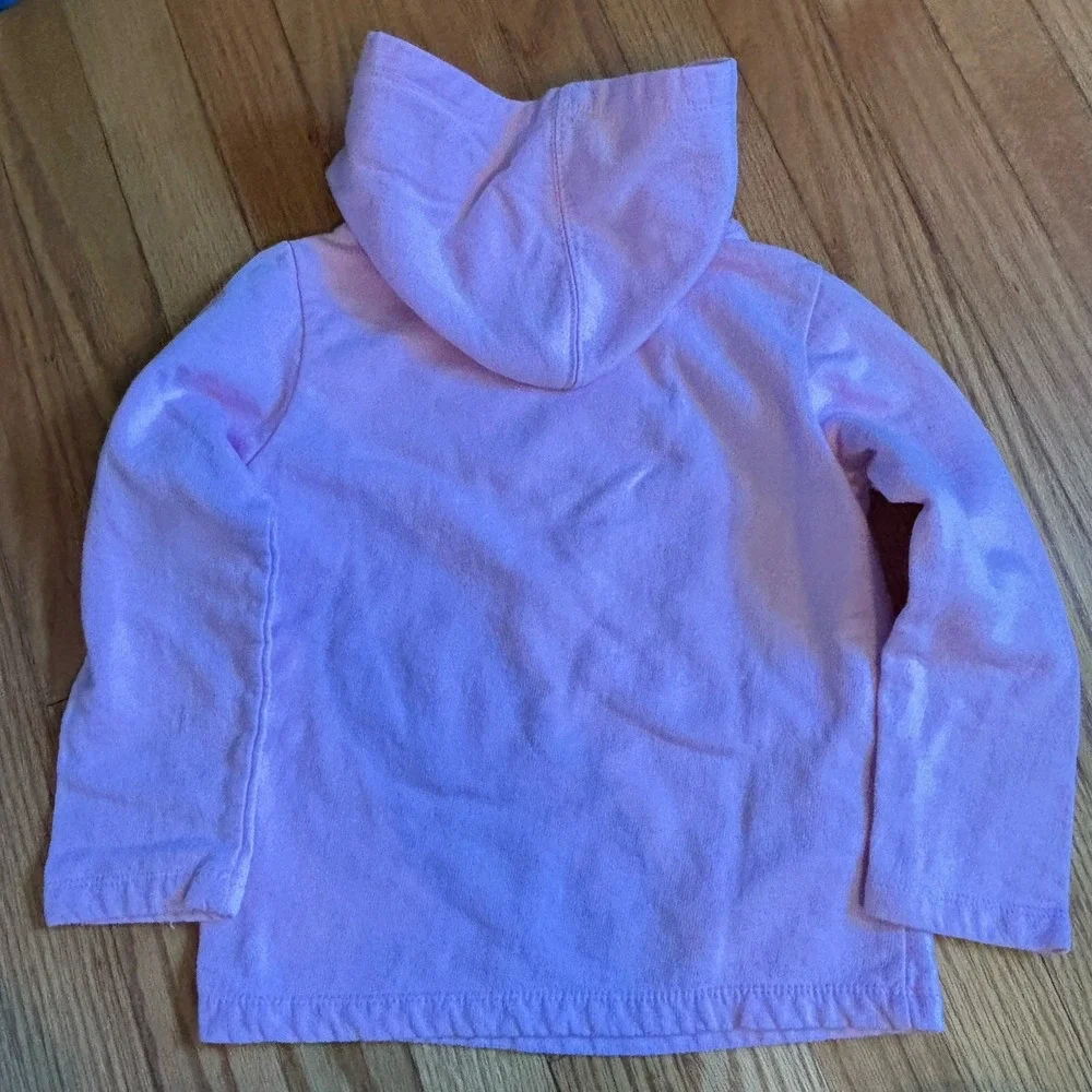 Nick Jr Dora the Explorer Best Friends Pink Glitter Hoodie Girls Small 6 6X